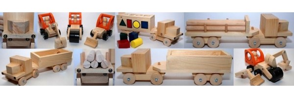 HOUTEN SPEELGOEDAUTO'S