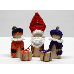 SETJE 12 MET ORANJE EN PAARSE PIET